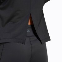 Marken-Yoga-Shirt, schwarz