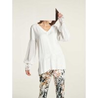 Bluse m. Spitze, ecru