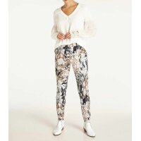 Bluse m. Spitze, ecru