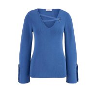 Feinstrickpullover, aqua