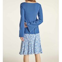 Sweter dzianinowy, aqua