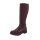 Leder-Filz-Stiefel, bordeaux
