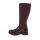 Leder-Filz-Stiefel, bordeaux