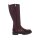 Leder-Filz-Stiefel, bordeaux
