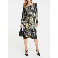 Designer-Druckkleid, bunt