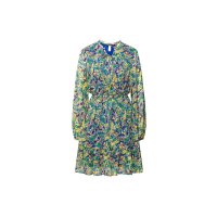 Marken-Chiffon-Druckkleid, bunt