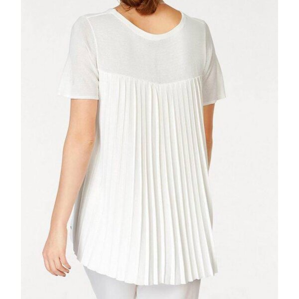 Fine knit shirt, ecru
