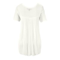 Fine knit shirt, ecru