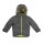Marken-Kinder-Jacke, grau-limone
