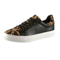Sneaker, schwarz-leo