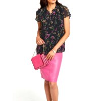 Print blouse, black-multicolour