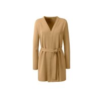 Longstrickjacke m. Bindegürtel, camel