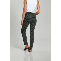 Stretchhose, schwarz-weiß
