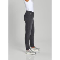 Stretchhose m. Schnürung, grau