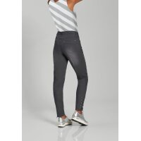 Stretchhose m. Schnürung, grau