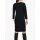 Designer-Druckkleid, schwarz-bunt