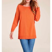 Designer-Oversizedpullover, orange