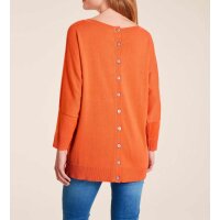 Designer-Oversizedpullover, orange