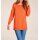 Designer-Oversizedpullover, orange