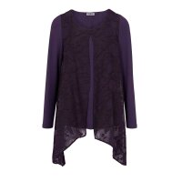 Designer-2-in-1-Shirt, pflaume