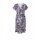 Designer-Volantdruckkleid, bunt