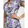 Designer-Volantdruckkleid, bunt