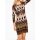 Sukienka dzianinowa w kolorze tabaco