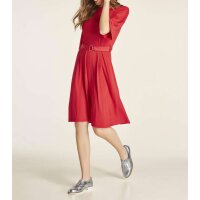 Jerseykleid mit Gürtel, rot