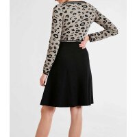 Knit dress, black-golden coloured