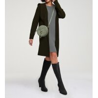 Designer-Strickkleid, grau-melange