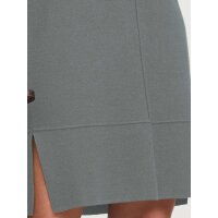 Designer-Strickkleid, grau-melange