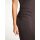 Designer-Maxi-Shirtkleid, braun