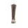 Microfaser-Rind-Nappaleder-Stiefel, taupe-beige