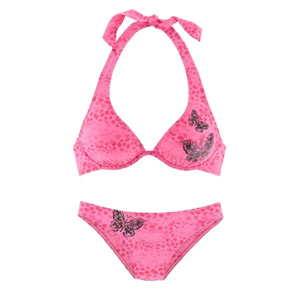 Underwire bikini, pink