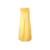 Linen dress, yellow