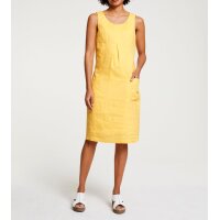 Linen dress, yellow