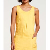Linen dress, yellow
