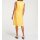 Linen dress, yellow