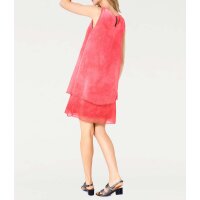 Chiffon dress, coral