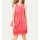 Chiffon dress, coral