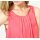 Chiffon dress, coral