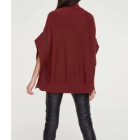 Oversized-Pullover, karminrot