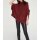 Oversized-Pullover, karminrot