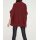 Oversized-Pullover, karminrot
