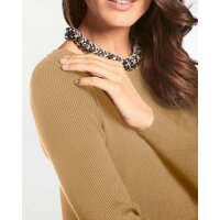 Fine knit dress, camel