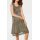 Layer dress, khaki-multicolour