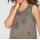 Layer dress, khaki-multicolour