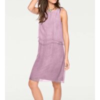 Silky layer dress, rosewood