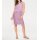 Silky layer dress, rosewood