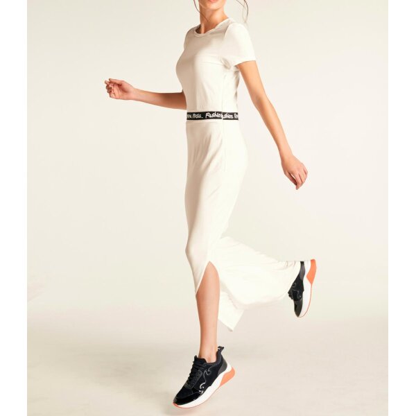 Jersey maxi dress, ecru
